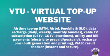 VTU - Virtual Top-Up Website